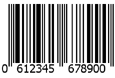 EAN / UPC barcode x 1